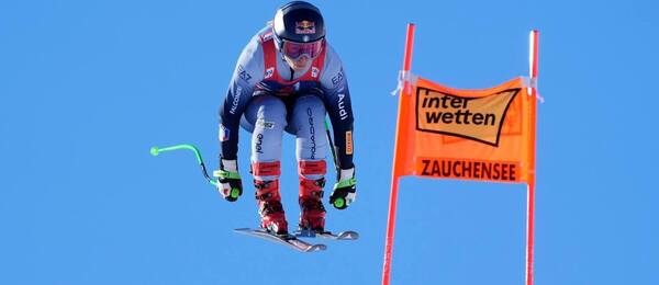 Sofia Goggia počas tréningu zjazdu v Zauchensee v roku 2024