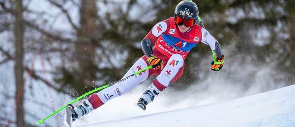 Rakúšanka Cornelia Huetter obsadila v Super-G v Altenmarkt-Zauchensee 2024 druhé miesto