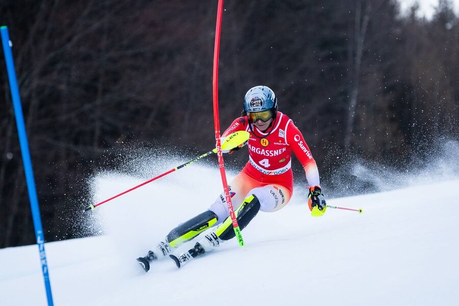 Wendy Holdener v&nbsp;Kranjskej Gore