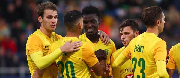 Gólová radosť hráčov MŠK Žilina v Niké lige