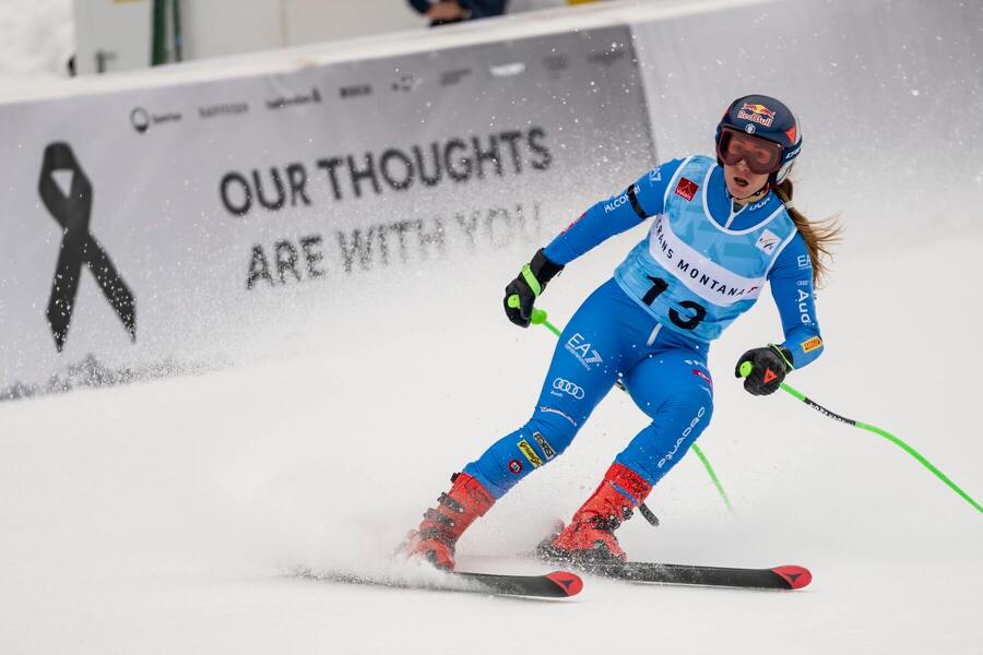 Sofia Goggia v&nbsp;Crans Montane