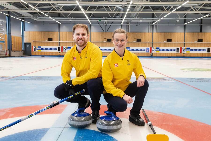 Isabella and Rasmus Wranĺ, reprezentanti Švédska v&nbsp;curlingu