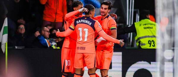 Futbalisti Barcelony.