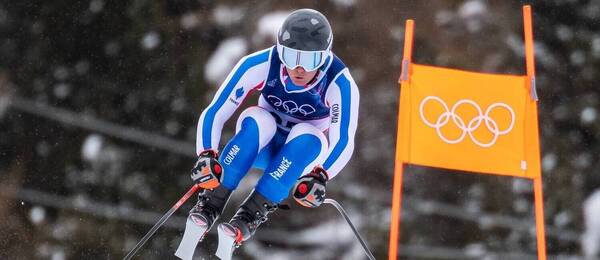 Elezi Cannaferina počas prvého tréningu na zjazdovke v Bormiu