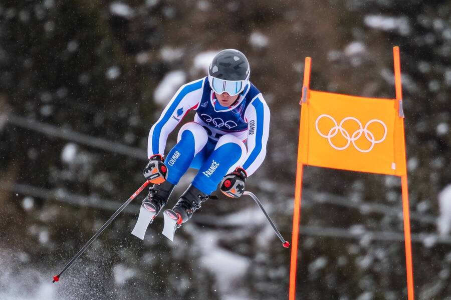 Elezi Cannaferina počas prvého tréningu na&nbsp;zjazdovke v&nbsp;Bormiu