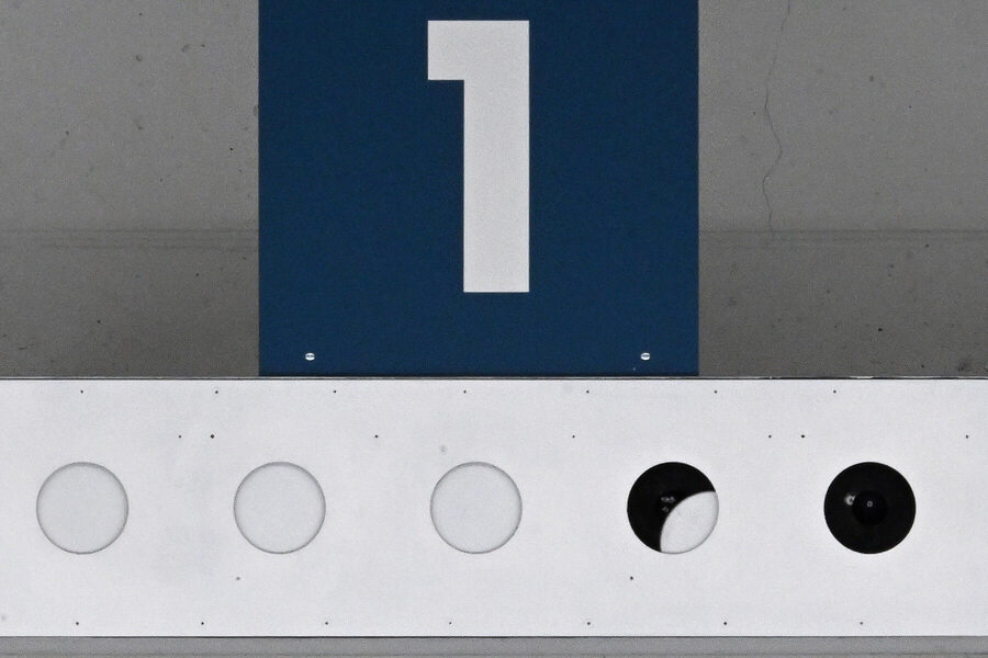 Terče na&nbsp;strelnici v&nbsp;Antholzi.