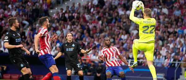 Club Bruggy proti tímu Atlético Madrid