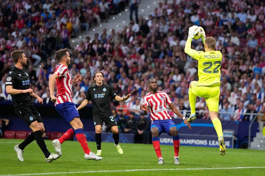 Club Bruggy proti tímu Atlético Madrid