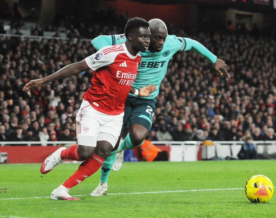Bukayo Saka (Arsenal), Toti (Wolves)