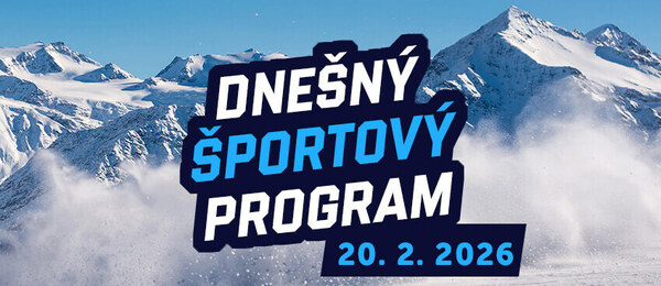 Dnešný šport program 20. 2. 2026