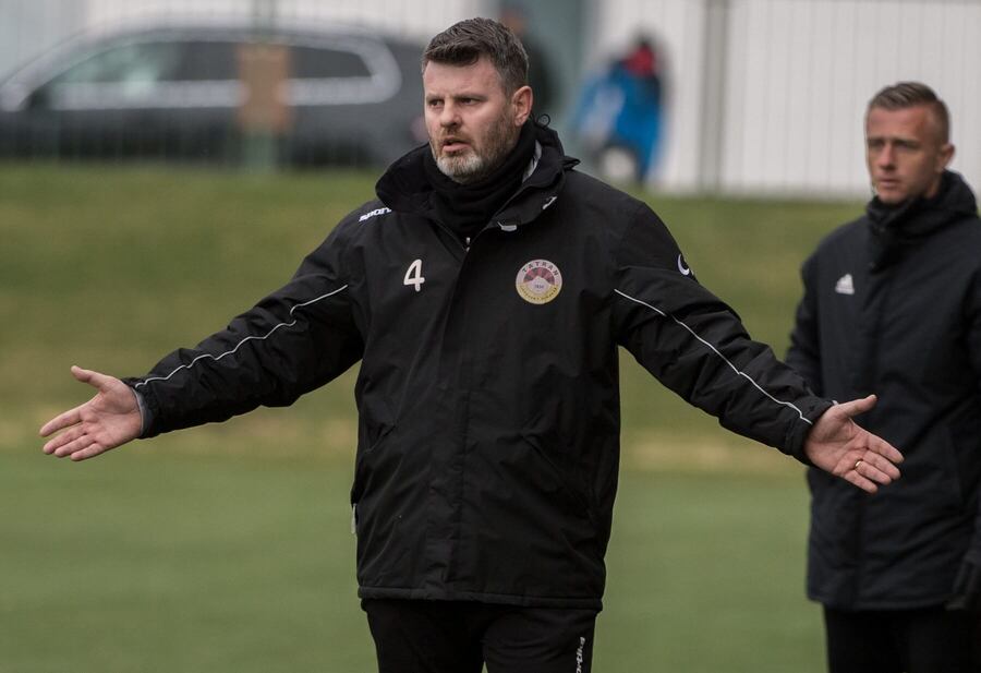 Tréner Liptákov Marek Petruš.