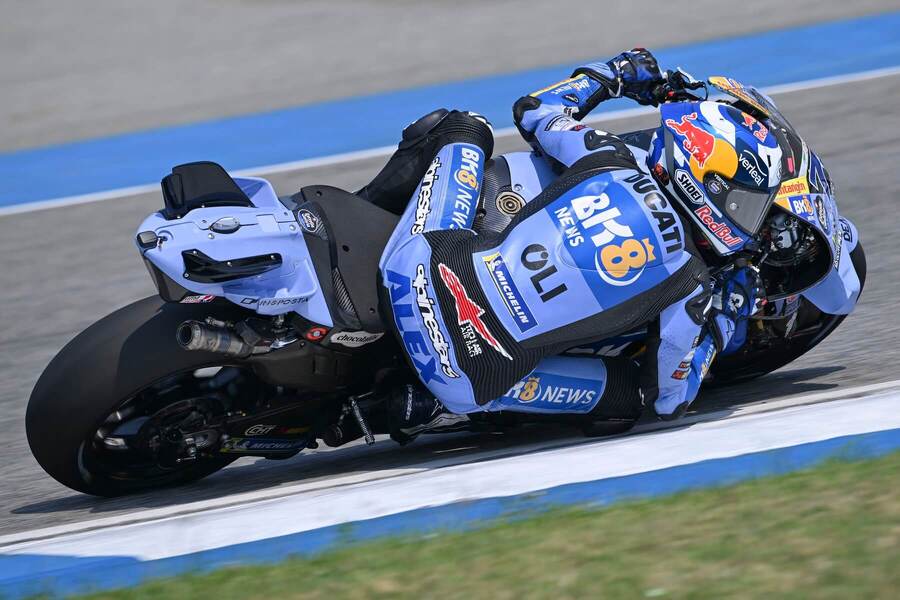 Álex Marquéz počas predsezónneho testovania v&nbsp;thajskom Burirame.