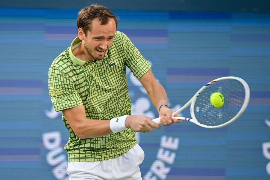 Daniil Medvedev na&nbsp;turnaji ATP v&nbsp;Dubaji 2026