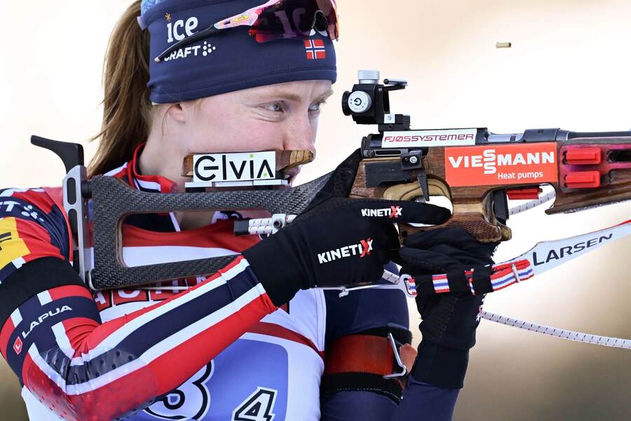 Maren Kirkeeide, finišmanka nórskej štafety