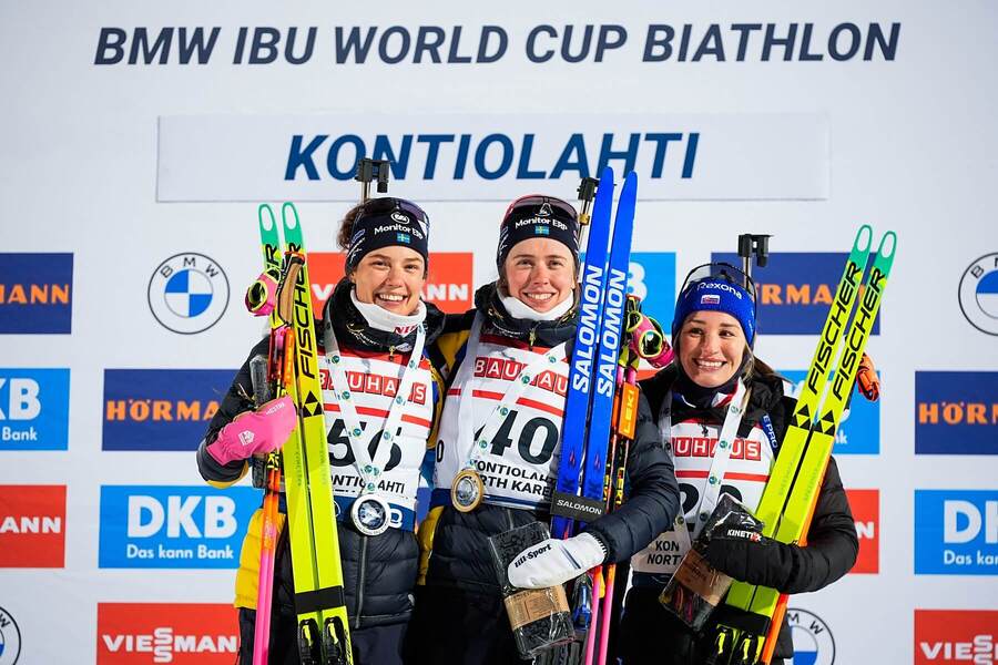 Sestry Oebergové a&nbsp;Paulína Bátovská Fialková po&nbsp;vytrvalostných pretekoch v&nbsp;Kontiolahti