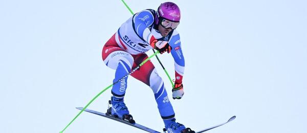 Francúz Nils Allegre na domácej trati v Courcheveli