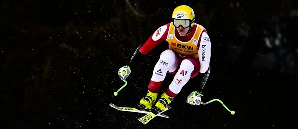 Raphael Haaser, jeden z najlepších v superobrovskom slalome