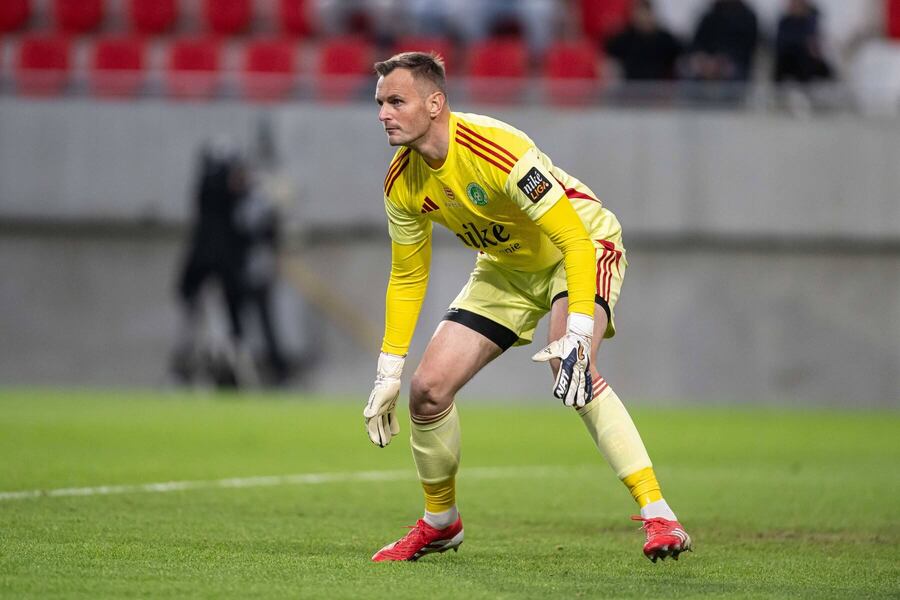 Brankár Pavol Bajza počas zápasu Niké ligy