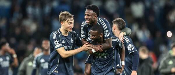 Futbalisti Realu Madrid.