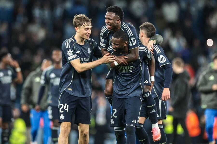 Futbalisti Realu Madrid.