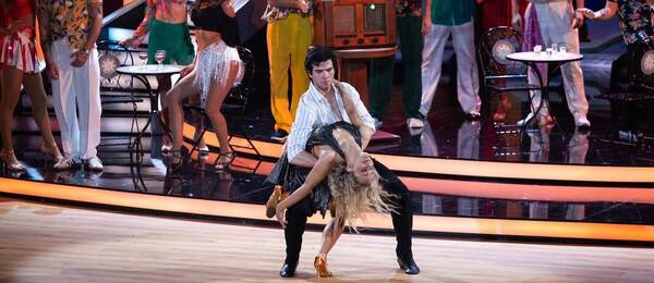 Kristián Baran a Eliška Betáková Lenčešová pri tanci