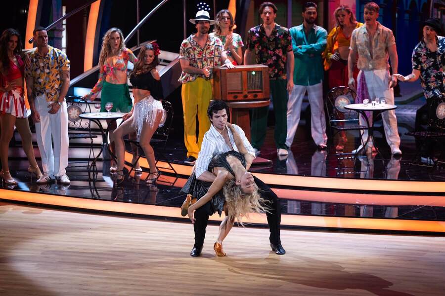 Kristián Baran a&nbsp;Eliška Betáková Lenčešová pri&nbsp;tanci