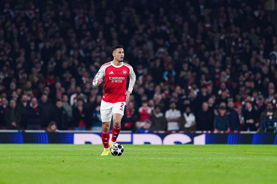 obranca William Saliba z&nbsp;FC Arsenal