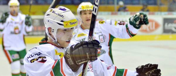 Petr Obdržálek a Michal Šátek z HK Skalica (foto z archívu)