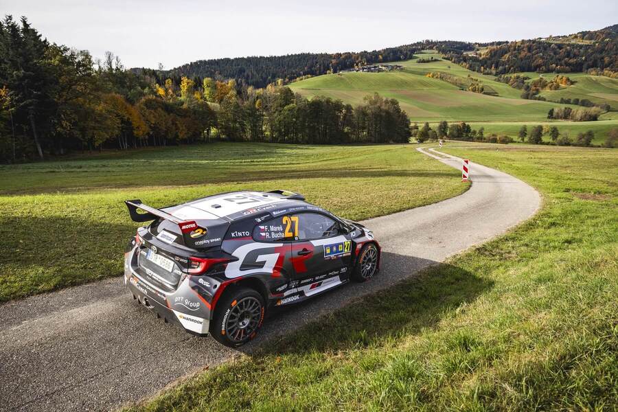 Česi Filip Mareš a&nbsp;Radovan Bucha – víťazná posádka Rallysprint Kopná 2025