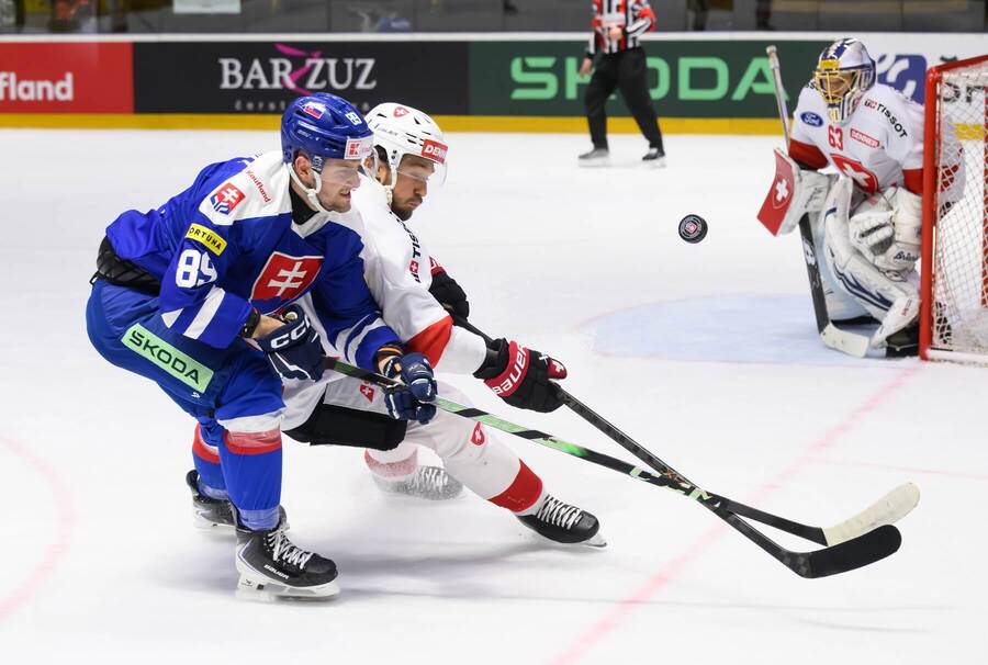 Adrián Holešinský (Slovensko) a&nbsp;David Aebischer (Švajčiarsko)