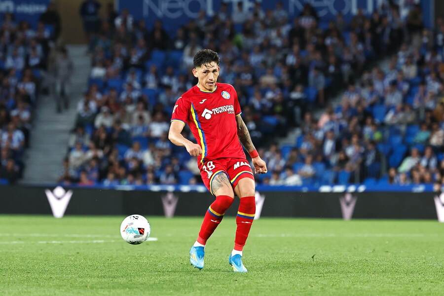 Na snímke hráč Getafe CF Luis Vazquez.