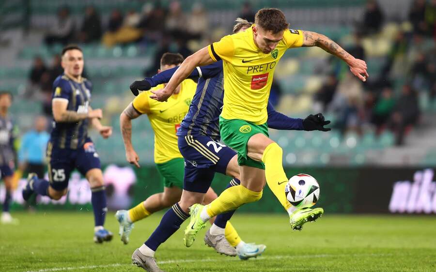 Zápas MŠK Žilina – FC Košice.