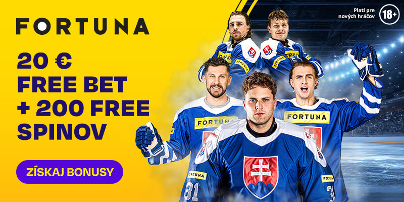 Fortuna bonus na&nbsp;MS v&nbsp;hokeji 2026
