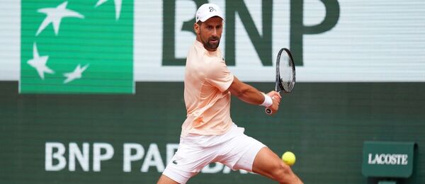 Novak Djokovic počas prípravy na French Open 2026