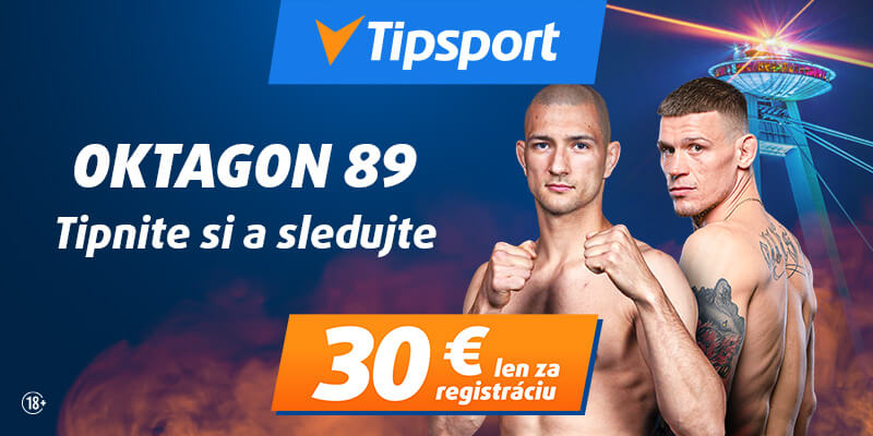 Tipni si a&nbsp;sleduj Oktagon 89 naživo v&nbsp;Tipsporte!