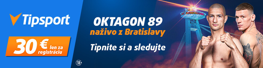 Tipni si a&nbsp;sleduj Oktagon 89 naživo v&nbsp;Tipsporte!
