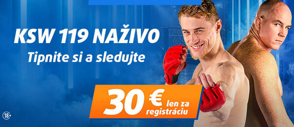 Stav si a sleduj KSW 119 live na Tipsporte!