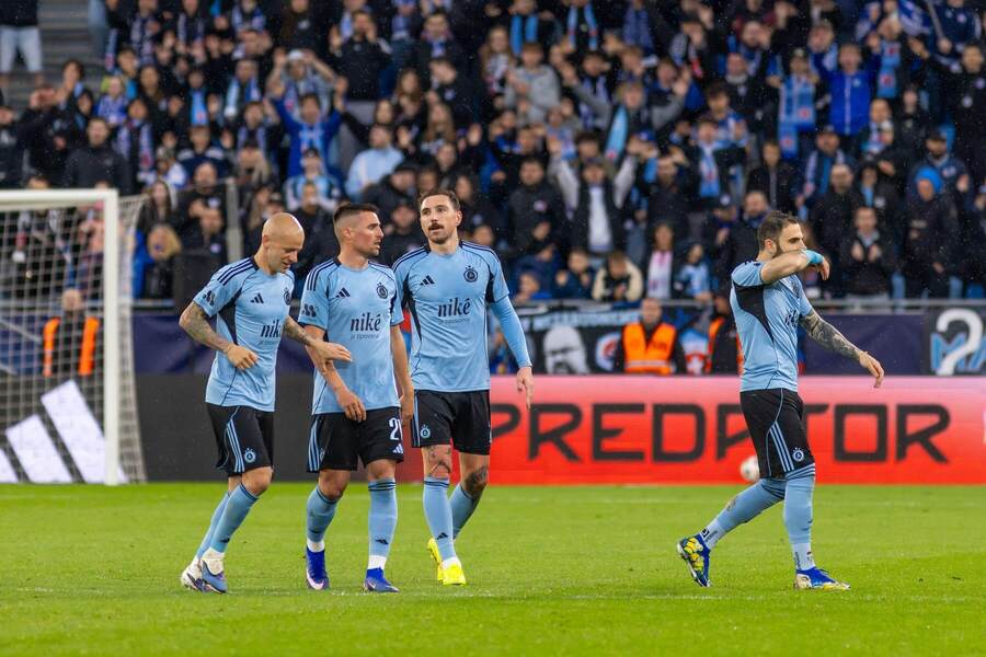 Futbalisti ŠK Slovan Bratislava.