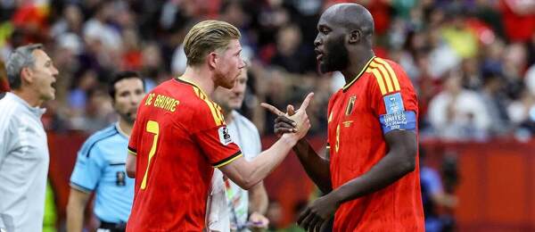 Hviezdy Belgicka Kevin De Bruyne a Romelu Lukaku.