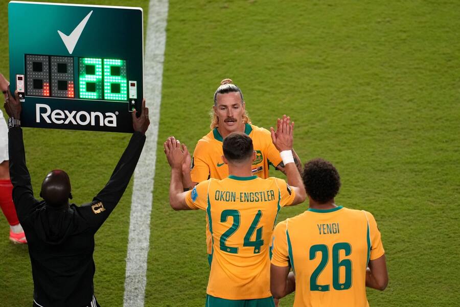 Jackson Irvine strieda v&nbsp;zápase Paraguaj vs. Austrália na&nbsp;MS 2026.