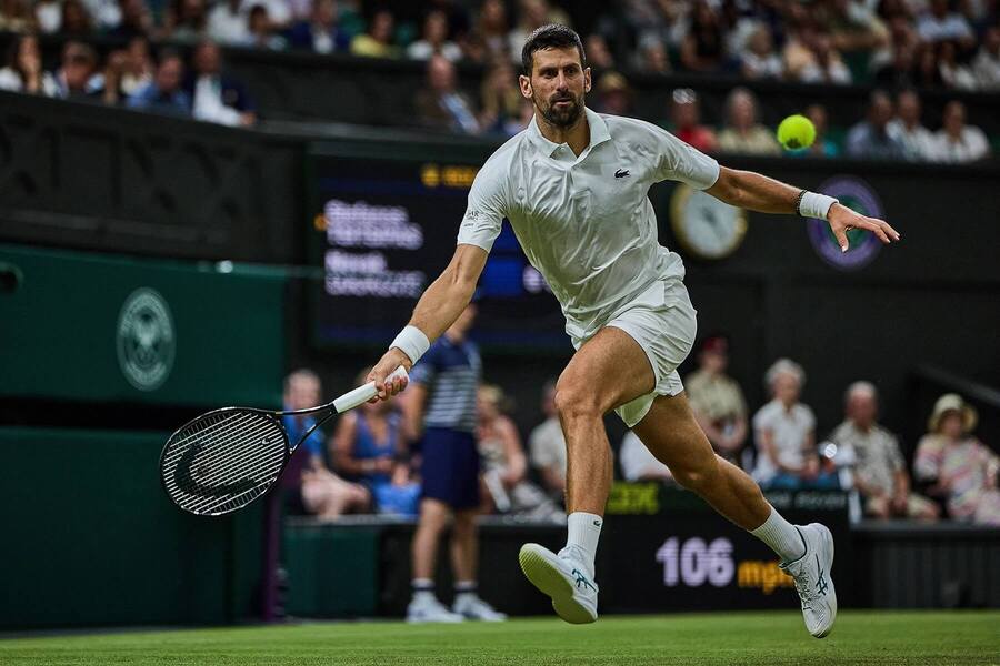Novak Djoković na&nbsp;Wimbledone 2026