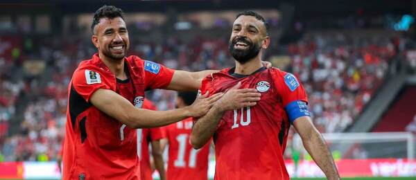 Na snímke hviezda Egypta Mohamed Salah.
