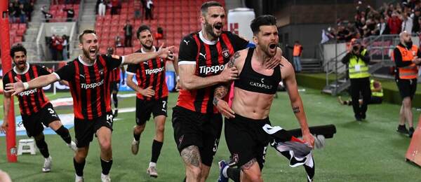 Futbalisti Spartaka Trnava.