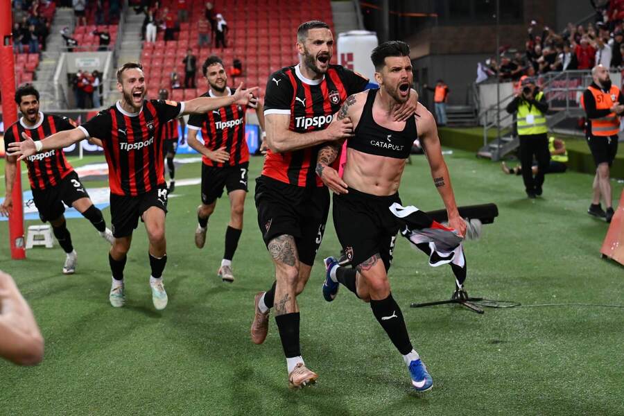 Futbalisti Spartaka Trnava.
