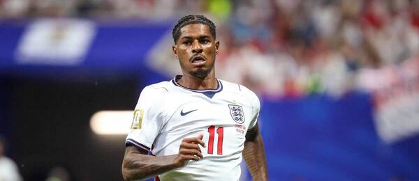 Útočník Anglicka Marcus Rashford.