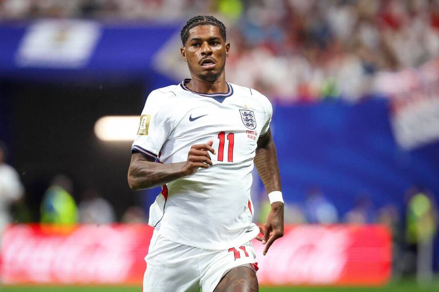 Útočník Anglicka Marcus Rashford.