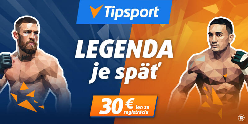 Kurzy na&nbsp;McGregora v&nbsp;Tipsporte