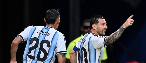 Molina a Lionel Messi.