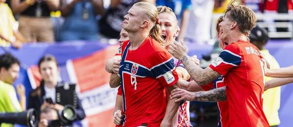 Erling Haaland so spoluhráčmi na MS 2026.