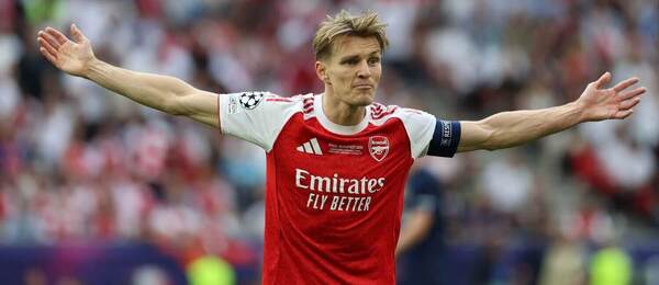 Martin Odegaard, kapitán Arsenalu vo finále Ligy majstrov 2026